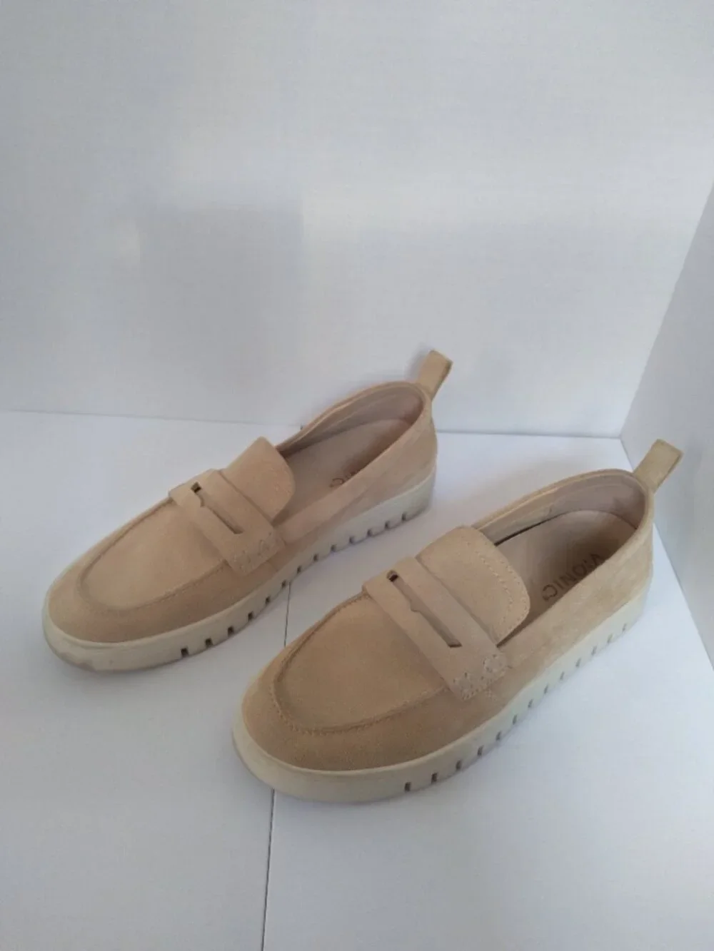 Vionic Uptown Loafer - Sand Suede - Size 8